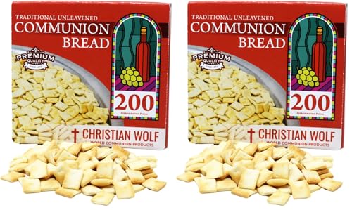 Unleavened Bread for Communion (200 pieces) (Pack of 2)