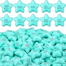Sotiff 100 Pack Star Stress Balls Bulk for Adults Kids Stress Relief Balls with Motivational Quotes Mini Inspirational Foam Squeeze Gifts Party Favors Toys for Anger Fidget ReliefBlue