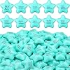 Sotiff 100 Pack Star Stress Balls Bulk for Adults Kids Stress Relief Balls with Motivational Quotes Mini Inspirational Foam Squeeze Gifts Party Favors Toys for Anger Fidget Relief(Blue)