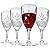 Shatterproof Tritan Stemmed Fancy Wine Glasses Goblets, Resalable | 4 Set | Clear Colors Crystal Glass Lookalike Crystal Acrylic Drinkware, Reusable Unbreakable BPA-free plastic, Outdoor & Indoor 11OZ