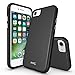 iPhone 7 case, MoboZx [Premium Texture] [Tempered Glass Screen Protector Included] Dual-Layer Slim Protective Anti-Slippery Scratch-Resistant Shockproof Bumper For Apple iPhone 7 (2016) (Black)