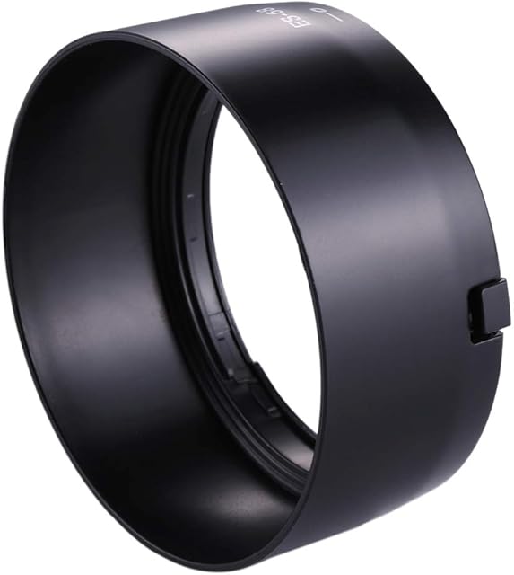 CELLONIC® ES-68 Lens Hood Compatible for Canon EF 50mm f/1.8 STM Plastic Bayonet Flower/Tulip/Petal Sun Shade Protector Cover