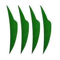 50 Plumes De Flèche Naturelles SHARROW – 4 Pouces, Plume De Dinde, Aile Droite – Pour Tir à L'arc, Chasse, Couleur Variée
