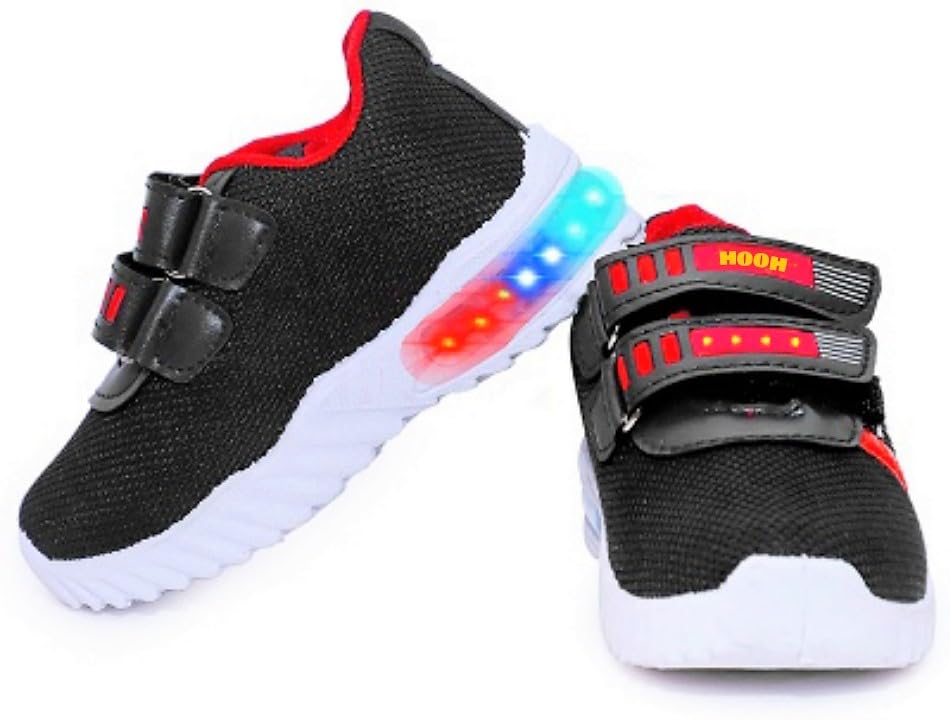 Image of HOOH-Now comfort in Fashion Kid Hooh Canvas Led Boat Shoe