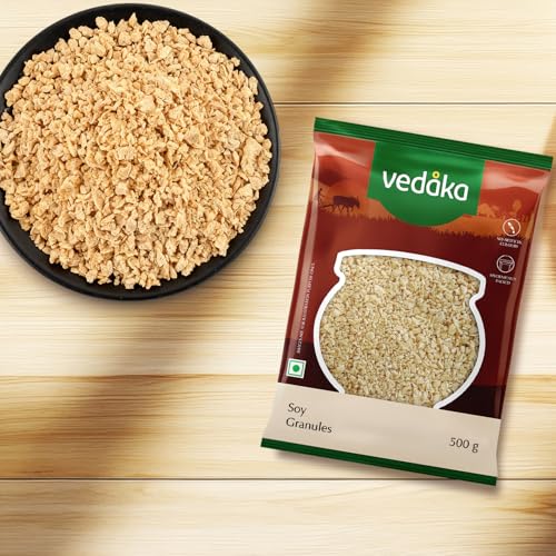 Image of Amazon Brand - Vedaka Soy Granules, 500 g