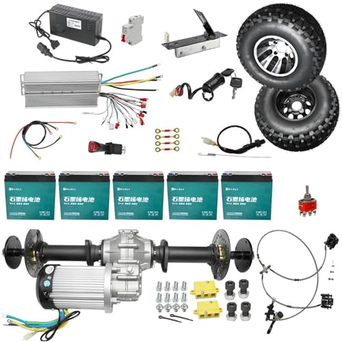 32 Inch Differential Go Kart Axle Kit 23x11-10 Tire