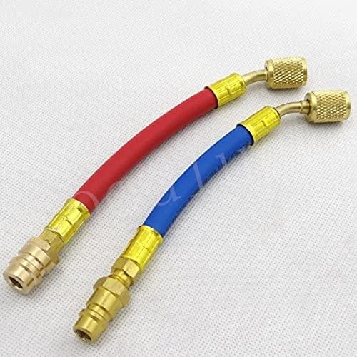 R12 to R134a Hose Adapter for Using with R134a Gauges Car Air Conditioning Kit