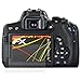 Produktbild atFoliX Schutzfolie kompatibel mit Canon EOS 750D / EOS Rebel T6i Displayschutzfolie, HD-Entspiegelung FX Folie (3X)