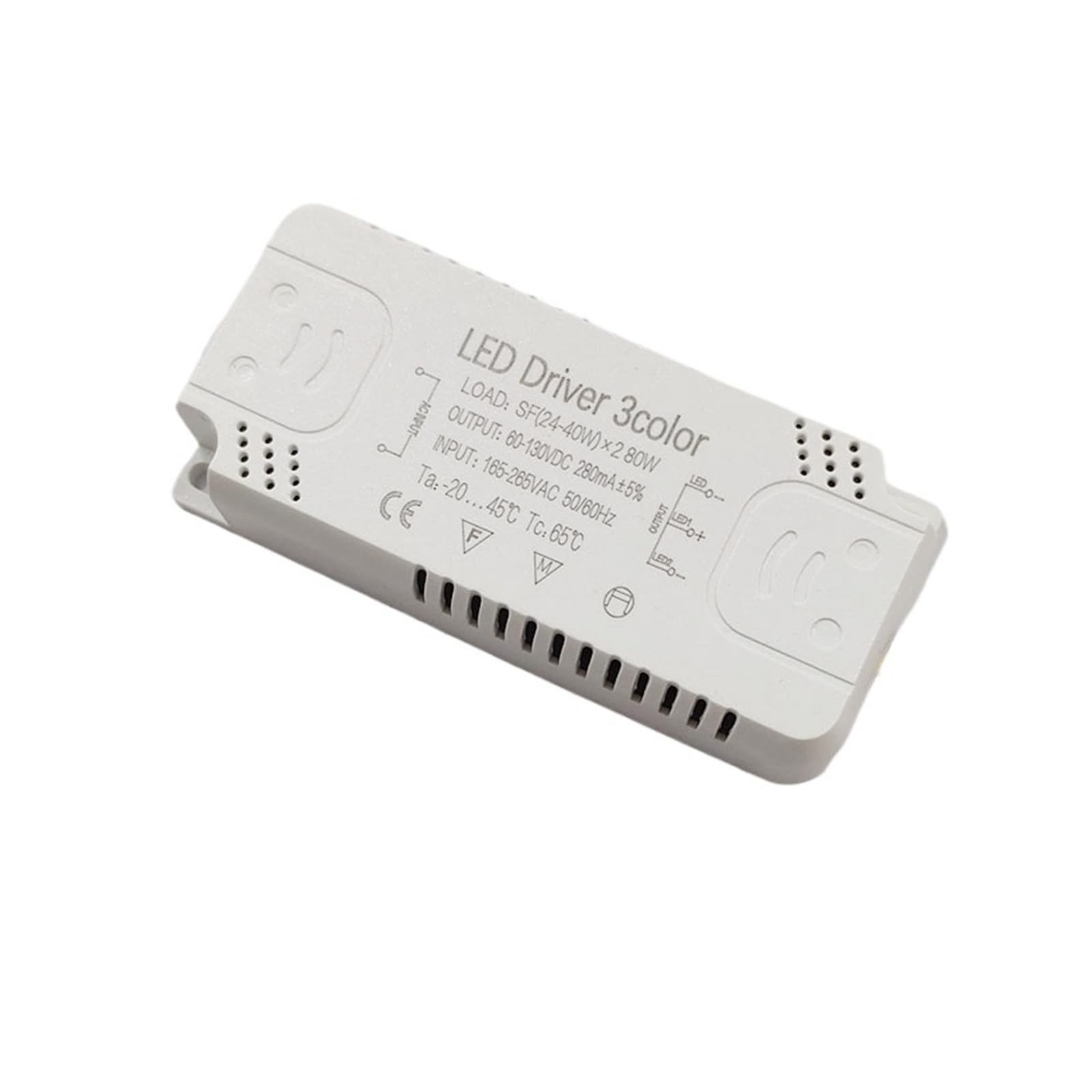 Adaptateur de pilote LED 20-40x2W transformateur non isolé pour plafonnier