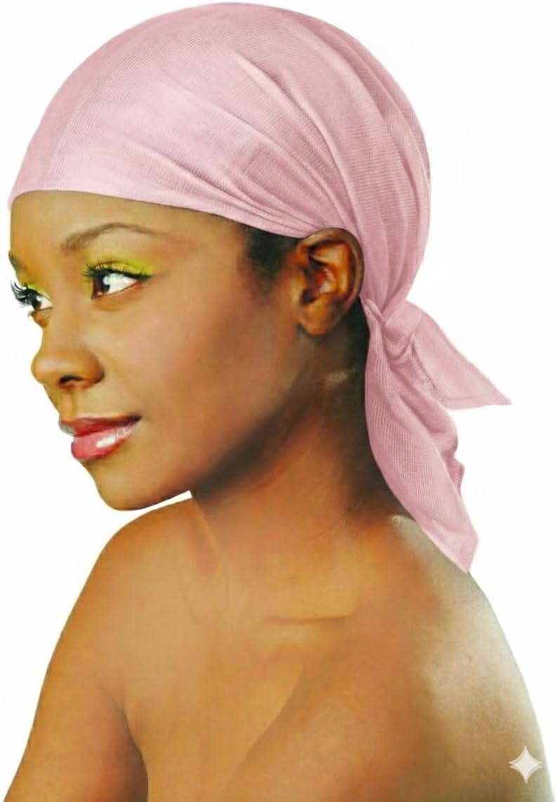 DONNA Silky Satin Triangle Scarf – Soft Smooth Satin for Night or Day Use