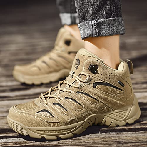 Mannen Outdoor Lichtgewicht Wandelen Trekking Schoenen Ademend Slijtvaste Tactische Schoenen Wandelschoenen Training Militaire Laarzen - Image 8