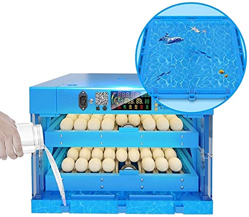 SYue Incubator 128 Eggs Digital Poultry Hatcher Automatic Turning Egg Testing Light Intelligent Brooder For Chicken Dove Quail Duck