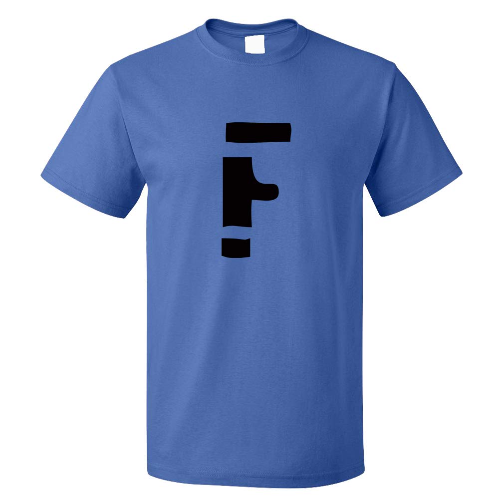 Custom Graphic T Shirts for Men F Jailbird Initial Monogram Letter F Cotton