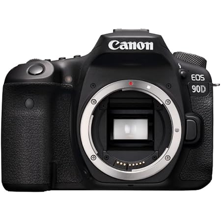 Canon DSLR Camera [EOS 90D] with Built-in Wi-Fi, Bluetooth, DIGIC 8 Image Processor, 4K Video, Dual Pixel CMOS AF, and 3.0 Inch Vari-Angle Touch LCD Screen, [Body Only], Black