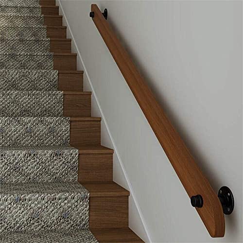 Rambarde escalier en pin massif haut de gamme pour villa et grands lofts