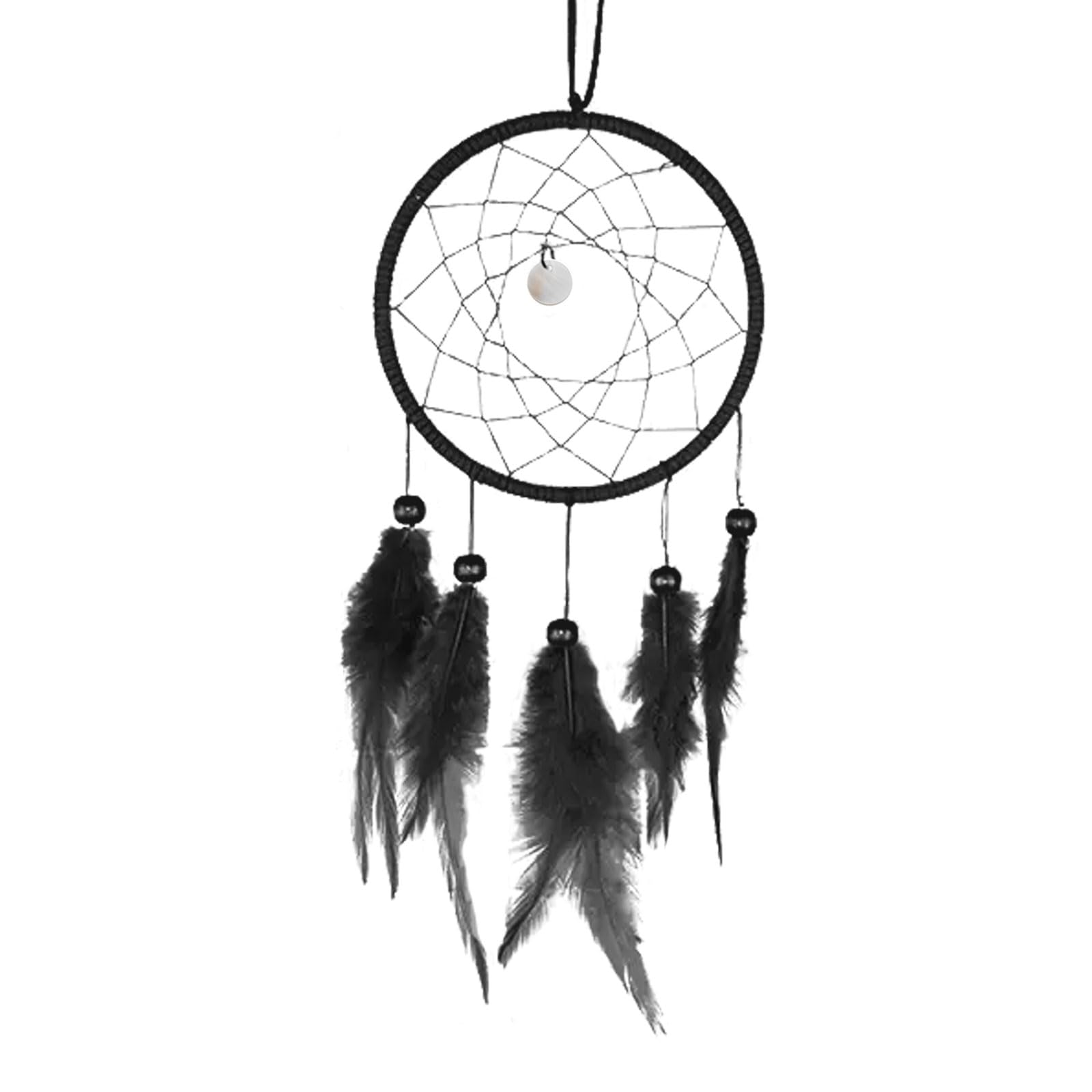 PATIKIL DIY Dream Catcher Kit, Making Dream Catcher Supplies Wall Hanging Handmade Dream Catcher Kits for Beginner Style 3, Black - Image 3