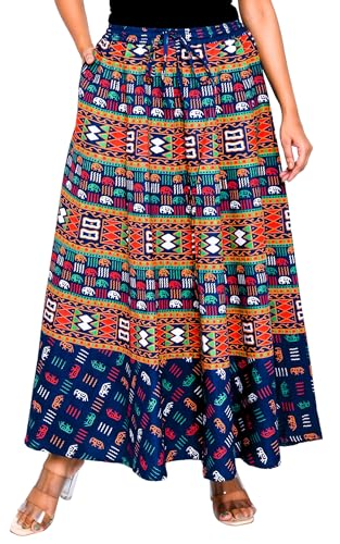 Image of Premium Cotton Skirt for Women with Pocket, Free Size