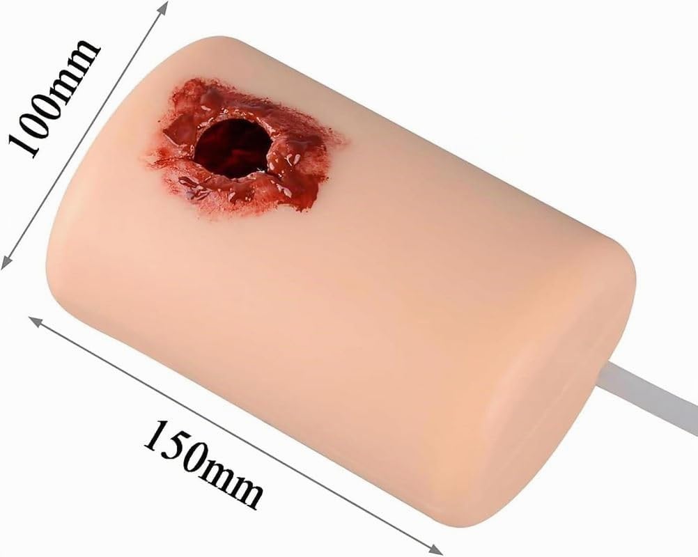 Simula Escenas De Sangrado Modelos De Heridas para El Cuidado De Heridas Simulador De Vendaje Y Torniquete Primeros Auxilios para Detener Hemorragias En Clases De Formación Médica