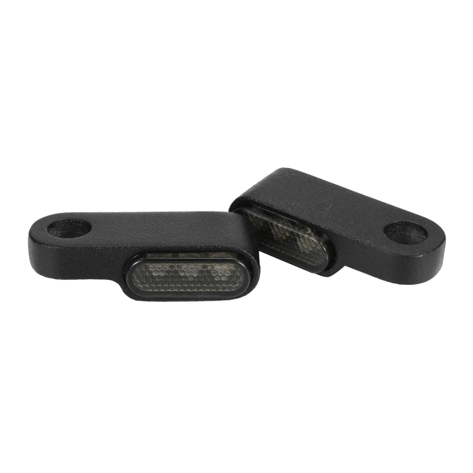 ATORSE 1pair Motorcycle LED Turn Signal IndicUJVTr Lights Amber for Cruiser Black-image-17