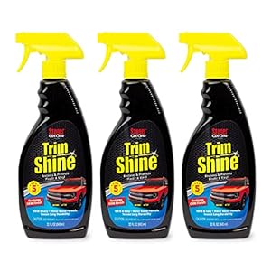 Stoner Car Care 92034-3PK Trim Shine Vinyl and Plastic Spray Protectant Coating for Automotive Interior and Exterior Restores OEM Finish and Color, Protects from Fading, 22 Fl Oz, Pack of 3