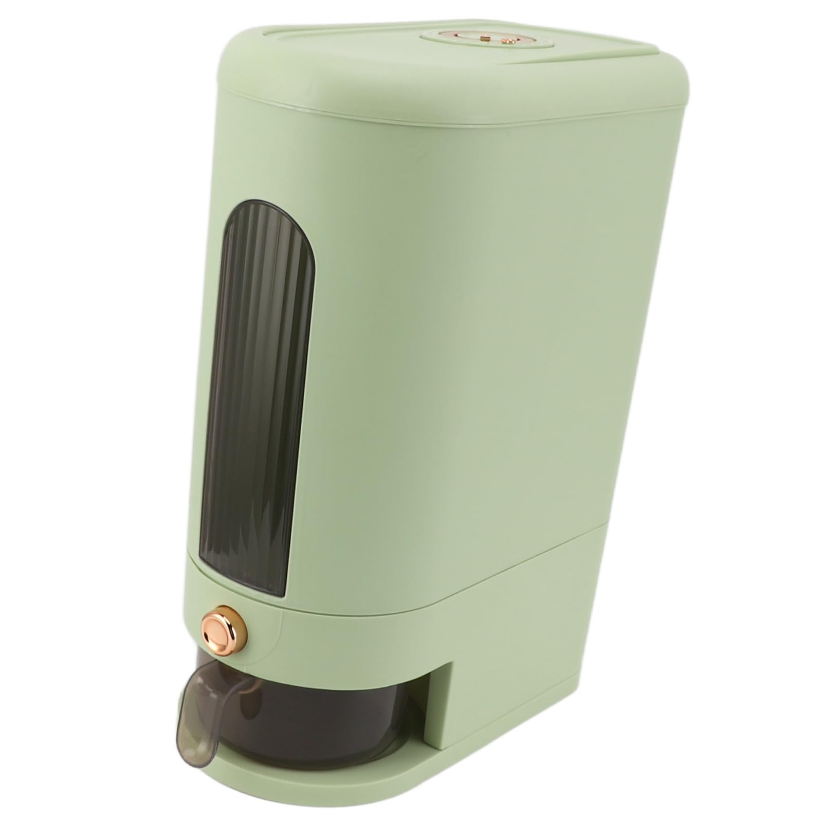 Dispensador de Arroz de Almacenamiento de Arroz PP, Contenedor de Contenedores de Dispensador de , Contenedor de Alimentos Secos Multipropósito con Tapa Hermética, Ventana Visible, Resistente a la