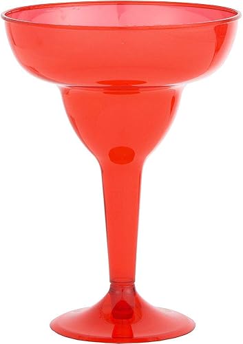 Miniatura 6 de Colores surtidos de Fiesta Cinco De Mayo vajilla divertida, vasos de margarita de plástico 8 oz, 20 unidades