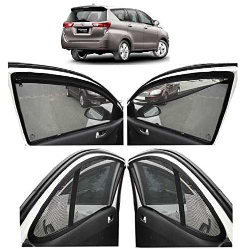 Image of AUTOFACT Magnetic Window Sun Shades for Toyota Innova Crysta New -Set of 6 - with Zipper