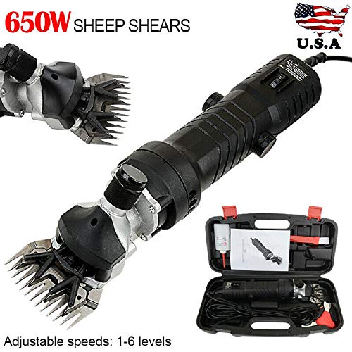 Balance World Inc 650W Sheep Shears Goat Clippers Animal Shave Grooming Farm Supplies