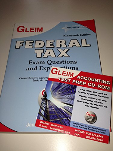 Federal Tax Exam Questions and Explanations 1581947542 Book Cover