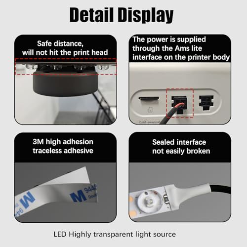 Lumière LED pour Bambu Lab A1 résout le manque de visibilité FDM - 5