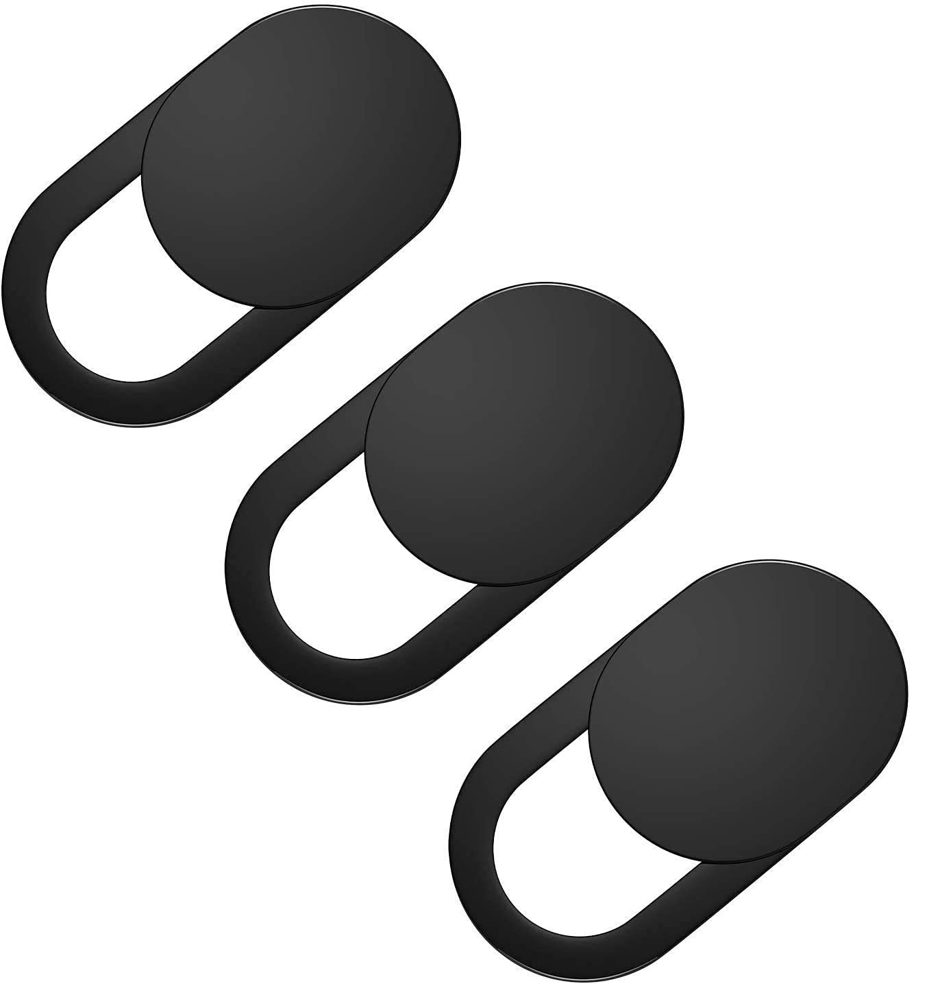 PSM 3 Packs Webcam Cover - Ultra Thin Slide Web Camera Cover for Laptops Mac MacBook Pro All-in-one Desktops Smartphone Tablets Privacy Security Protection Against Cam Hacks