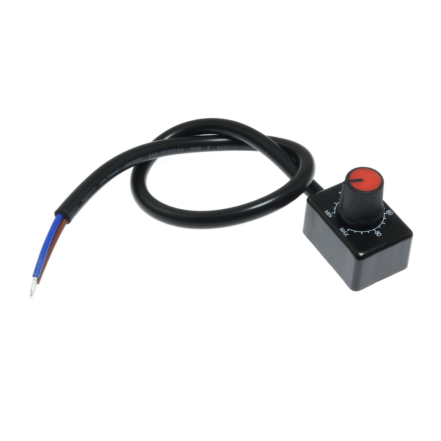 Maxmoral Dimmer Switch 0-10V Knob LED Dimmer No Flicker No Noise Mini Switch PWM Dimming Indoor Lighting Spotlight Grow Light Driver for Use with