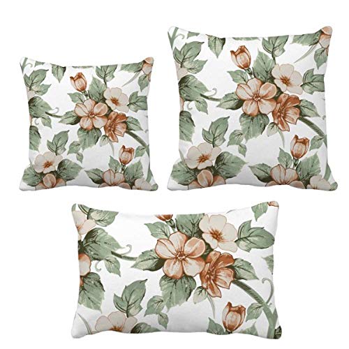 Parure de coussin décorative motif fleurs en rotin pour canapé - 2