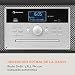 auna Mary ANN Tocadiscos - Dab+, 24W máx, Reproductor de CD, Bluetooth,...