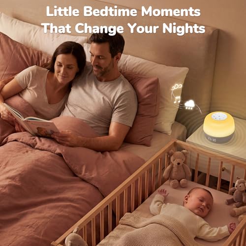Berceuse pour bébés et machine à bruit blanc Mewaii pour des nuits calmes