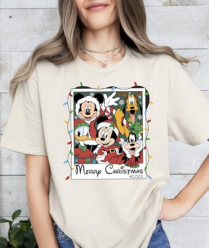 Mickey and Friends Christmas sweatshirt, Christmas Mickey and Friends shirt, Christmas shirt, Merry Christmas sweatshirt - Mickey Minnie Sweatshirt Multicolor2