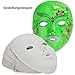 Produktbild trendmarkt24 Kinder-Gesichts-Masken 12 Stück mit Gummizug weiße Karneval-Masken Kunststoff Fasching-s-Masken-Set blanko / unbemalt Kunststoffmaske ca. 18x14 cm Kindermaske Maskenball 20520