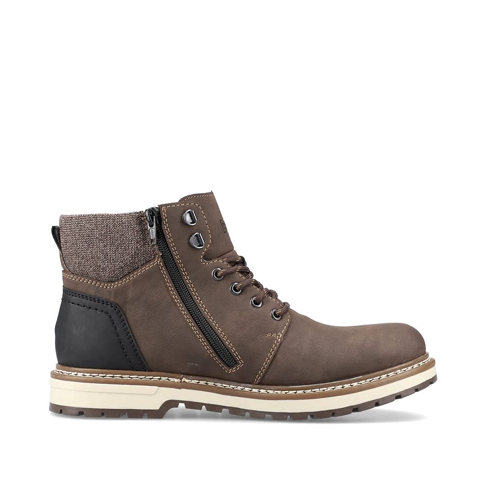 Rieker Herren Schnürstiefeletten F3812, Männer Stiefeletten, wasserabweisend, riekerTEX