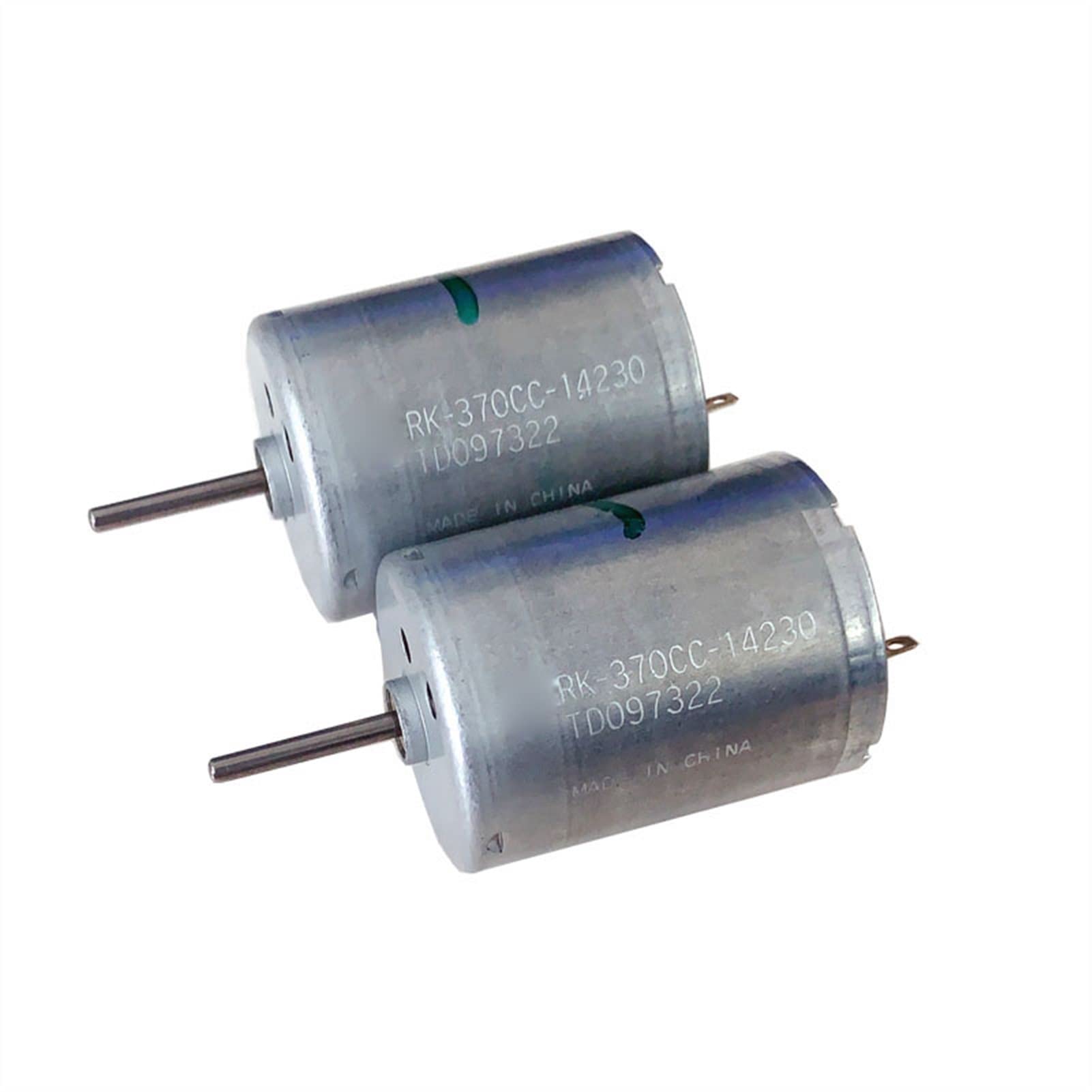Gleichstrommotor Gleichstrommotor Zubehör für Elektrowerkzeug RK-370CC-14230 Hochdrehmomentmotor, Kohlebürste Stummschaltmotor mit niedriger Geschwindigkeit, 2180 Rpm-17860 RPM, für Spielzeugmodell