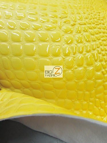 Alligator Embossed Upholstery Vinyl Fabric by The Yard 2 Tone 3D Crocodile (Fiji Turquoise)