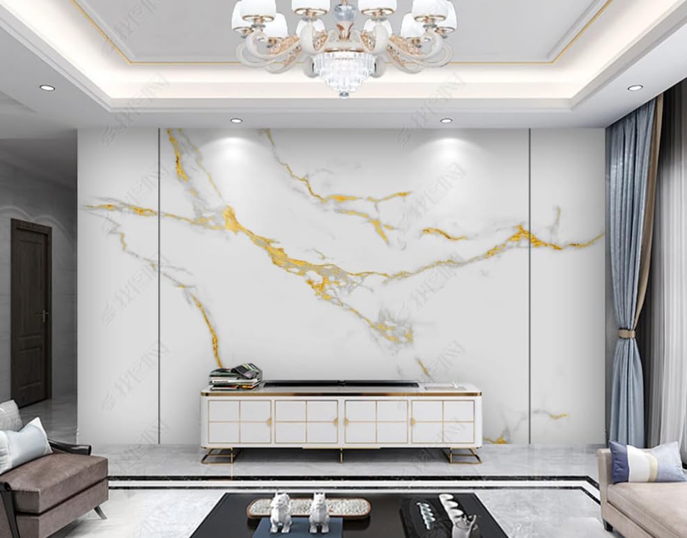 Poster géant mural effet marbre chic revêtement intissé haut de gamme pour restaurant