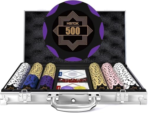 HEITOK 300-Piece Clay Poker Set
