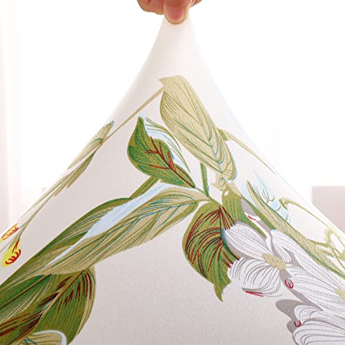 Subcluster 6 Pcs/Set Soft Stretchable Dining Chair Covers With Printed Floral Patterns,Spandex Banquet Chair Seat Protector Slipcovers For Holiday Home Party, Hotel, Wedding Ceremony (Flowers) #TOP6