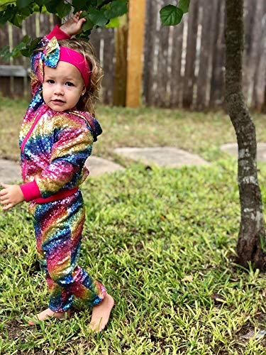 Image of Cilucu Kids Jackets Girls Boys Sequin Zipper Coat Jacket for Toddler Birthday Christmas Clothes