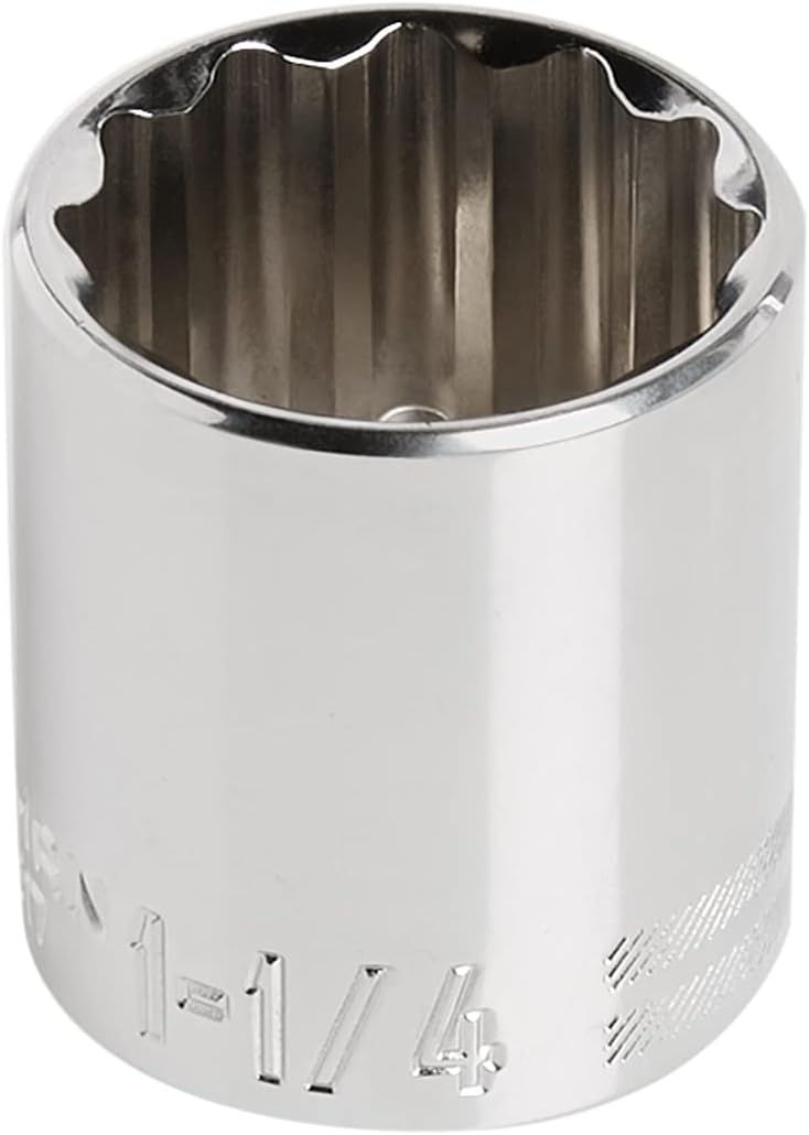 CRAFTSMAN Shallow Socket, SAE, 1/2-Inch Drive, 1-1/4-Inch, 12-Point (CMMT47517) : Everything Else