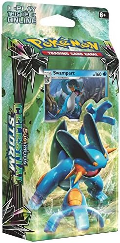 Pokemon 97712542355 TCG: Hydro Fury Theme Deck, Water & Ground Power, Collectible Trading Card Set,60 Card