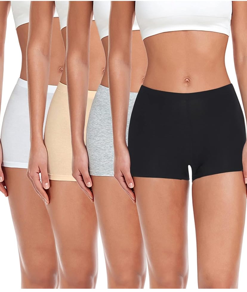Cotton boyshhorts Panty for Women High Coverage Panty Midrise Waistband Modern Comfortable Design-image-5
