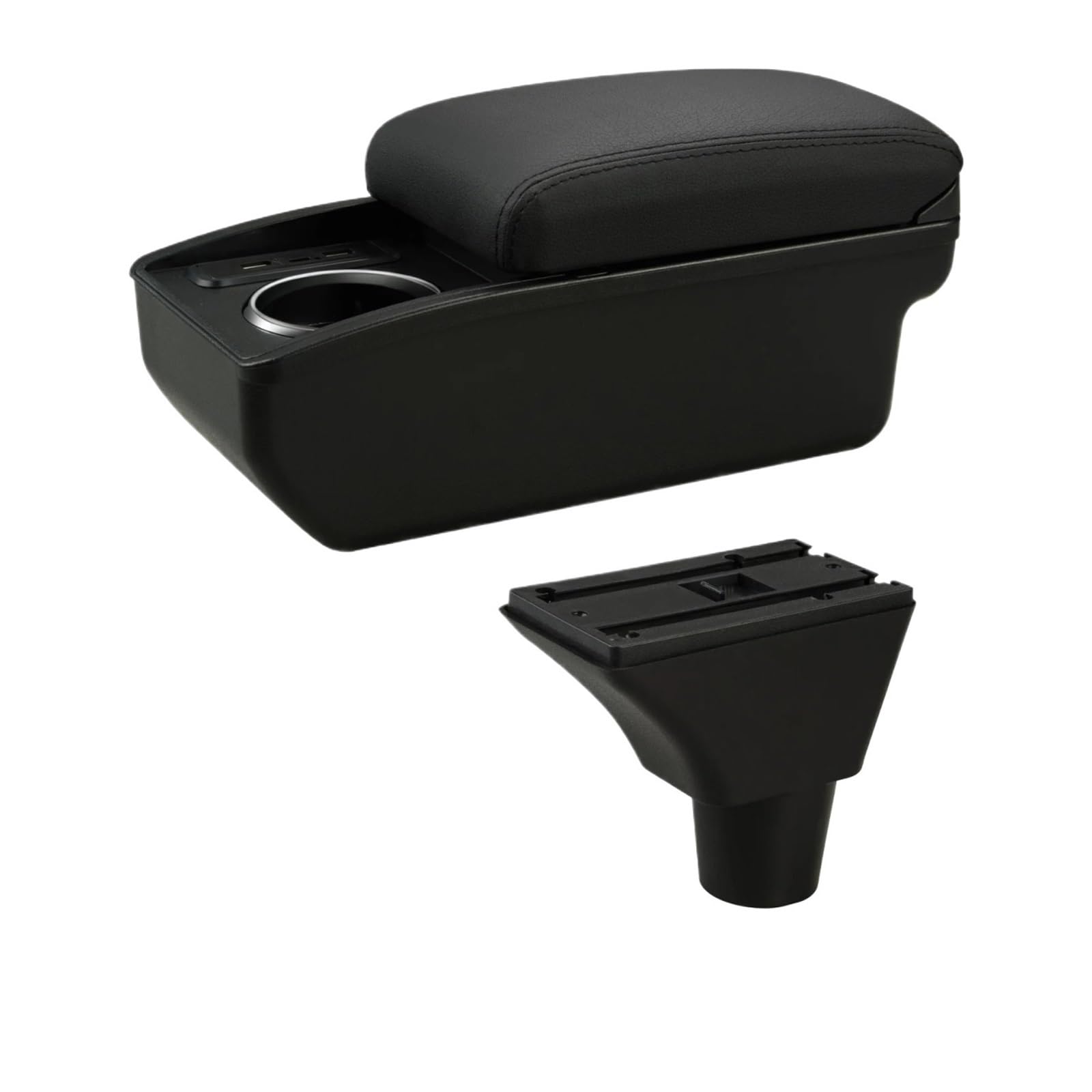 UMDJJU For Opel For Meriva Car Armrest Box Center Console Store USB Port Retrofit Accessories Car Centre Console Armrest Box(C2 Black Line 6USB)
