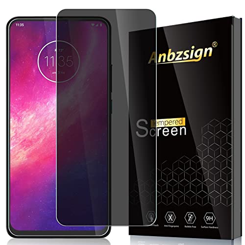 Protecteur d'écran anti-espion Motorola Moto One Anbzsign en verre trempé 9H pour votre quotidien