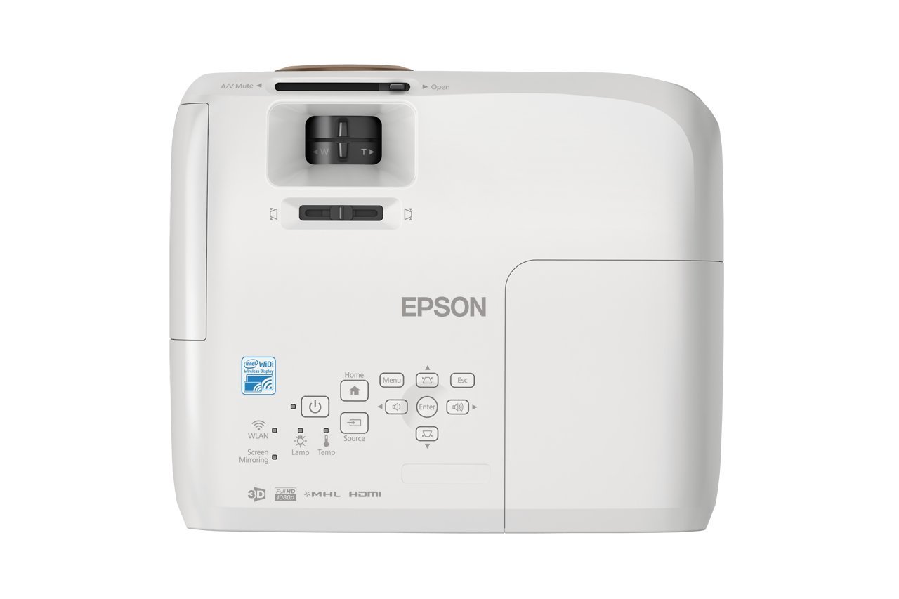 Epson EH-TW5350 Projecteur de bureau 2200ANSI lumens 3LCD WXGA (1280x800) Compatibilité 3D Blanc vidéo-projecteur - Vidéo-projecteurs (2200 ANSI lumens, 3LCD, WXGA (1280x800), 15:9, 863,6 - 8432,8 mm (34 - 332"), 1,62 - 1,95 m)
